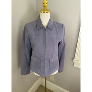 Vintage ISDA & Co Suede Jacket S Blue